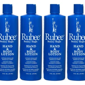 Crema Rubee Pack x 12 Unds Humectante Hand & Body Lotion 453ML